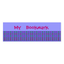My   Bookmark Business Card Template