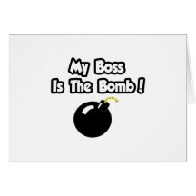 My Boss Is The Bomb! Cards