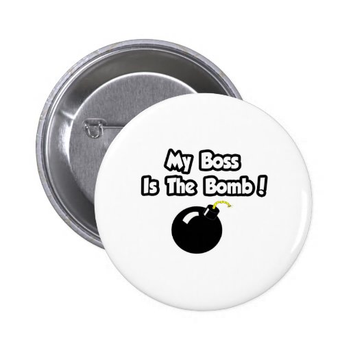 My Boss Is The Bomb! Pins