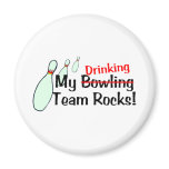 My Bowling Team Rocks 2 Fridge Magnets