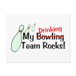 My Bowling Team Rocks Postcards