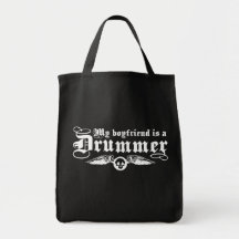 My Boyfriend Is A Drummer Canvas Bag