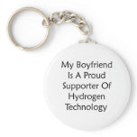 My Boyfriend Is A Proud Supporter Of Hydrogen Tech keychains