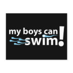 My Boys Can Swim! Post Card