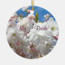 My Bride ornaments White Blossoms Weddings