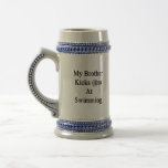 My Brother Kicks Ass At Swimming Coffee Mugs