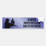 My Brother Protects Your Freedom (Air Force Brothe Bumper Sticker