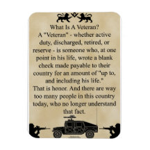 My Brother the Veteran Rectangular Magnets