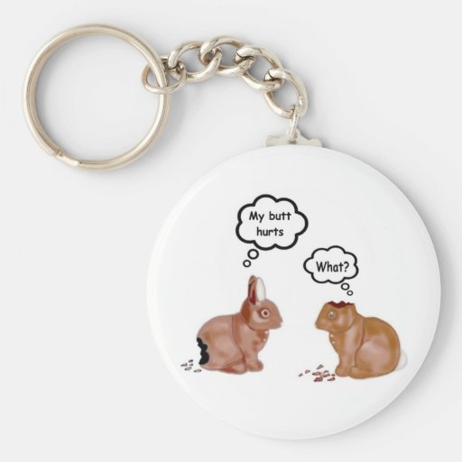 My Butt Bunnies Keychain