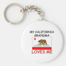 My California Grandma Loves Me Key Chains