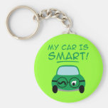 My Car Is Smart Keychain