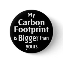 My Carbon Footprint is Bigger Than Yours (Black)