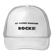 MY Casino Manager ROCKS! Mesh Hats
