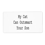 My Cat Can Outsmart Your Son Labels
