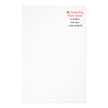 My Cavalier King Charles Spaniel is smarter.. Custom Stationery