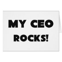 MY Ceo ROCKS! Greeting Cards