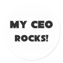 MY Ceo ROCKS! Sticker