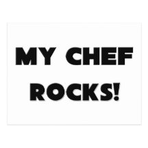 MY Chef ROCKS! Postcard