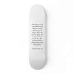 My child, do not reject the Lord's discipline. ... Skate Boards