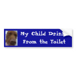 My Child Drinks From the Toilet Bumper Stickers