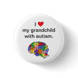 "My child with autism" button