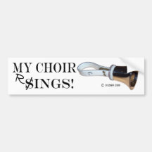 My Choir Rings Bumper Sticker