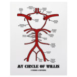 My Circle Of Willis (Arteries Anatomical Humor) Letterhead Design