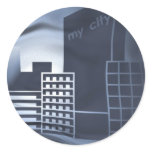 my city-1 round stickers