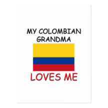 My Colombian Grandma Loves Me Postcard