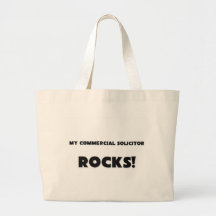 MY Commercial Solicitor ROCKS! Tote Bags