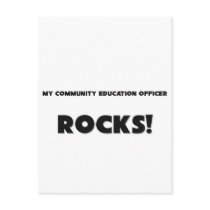 MY Community Education Officer ROCKS! Postcards