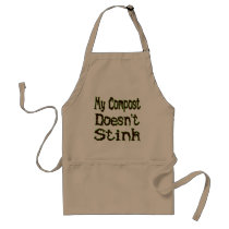 My Compost Doesn't Stink Funny Garden Saying Aprons