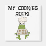 My Cookies Rock Tshirts and Gifts Fridge Magnet