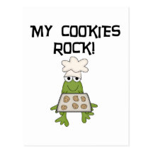 My Cookies Rock Tshirts and Gifts Post Cards
