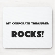 MY Corporate Treasurer ROCKS! Mouse Pads