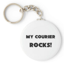 MY Courier ROCKS! Key Chains