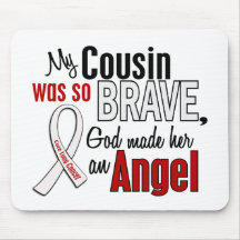 My Cousin Is An Angel Lung Cancer Mousepads