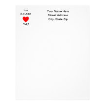 My Cousins Love Me Customized Letterhead