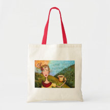 My Cup Runneth Over - Tote Tote Bags