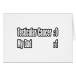 My Dad Beat Testicular Cancer (Scoreboard) Card