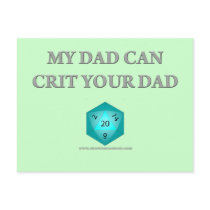 My Dad Can Crit Your Dad