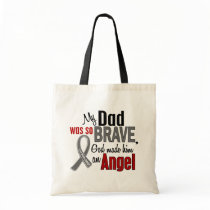My Dad Is An Angel 1 Brain Cancer Canvas Bag