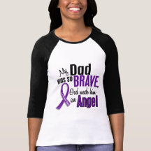 My Dad Is An Angel Pancreatic Cancer Tee Shirt