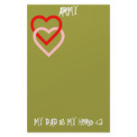 MY DAD IS MY HERO <3 CUSTOMIZED STATIONERY