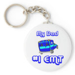 My Dad Number One EMT KEYCHAIN