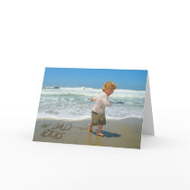 My Dad Rocks! Sand Writing Fun on the Beach Cards