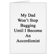 My Dad Won't Stop Bugging Until I Become An Accord Card