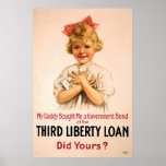 My Daddy Bought Me Third Liberty Loan posters