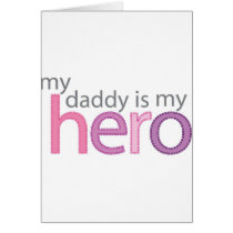 My Daddy is My Hero Cards