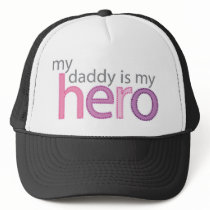 My Daddy is My Hero Mesh Hat